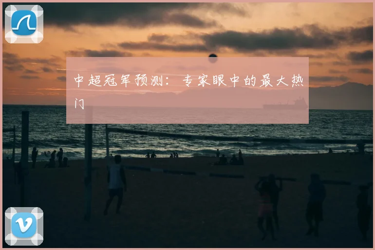 中超冠军预测:专家眼中的最大热门